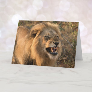 Carte Hangry Lion Faisons la Personnaliser du déjeuner