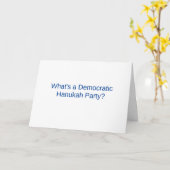 Carte Hanouka démocratique (Fleur jaune)