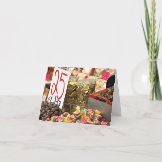 Carte Hanoukka (Devant)