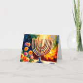 Carte Hanoukka 12 (Devant)