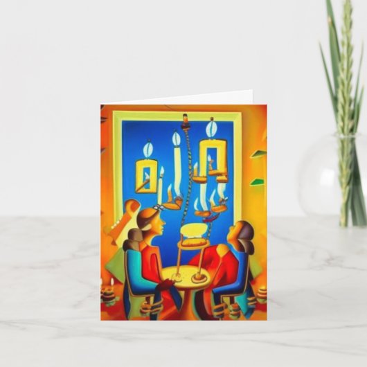 Carte Hanoukka 6 (Devant)