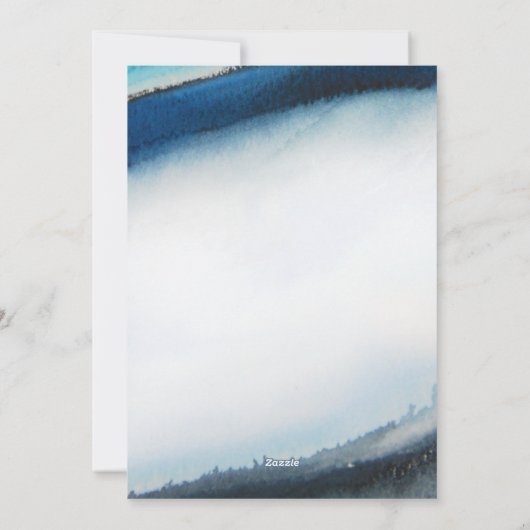 Carte Hanoukka aquarelle Happy (Dos)