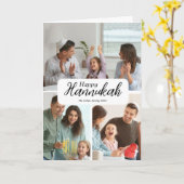 Carte Hanoukka Card 3 Photo Collage de vacances Bénédict (Fleur jaune)