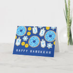 Carte Hanoukka Chanukah Desserts Donuts Cookies<br><div class="desc">Copyright Cindy Bendel</div>