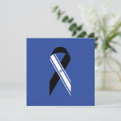 Carte Hanoukka du drapeau d'Israël (Debout devant)