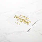 Carte Hanoukka Famille Photo Vacances Bénédiction  (Rotation)