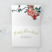 Carte Hanoukka Family Photo Sweet Pomegranate (Intérieur)