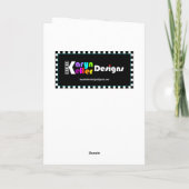 Carte Hanoukka, Festival of Lights Card (Dos)