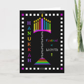 Carte Hanoukka, Festival of Lights Card (Devant)