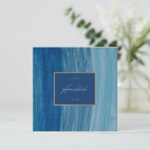 Carte Hanoukka heureuse Blue & Gold (Debout devant)