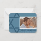 Carte Hanoukka joyeuse de la famille Schwartz (Devant)