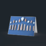 Carte Hanoukka Menorah<br><div class="desc">Créez votre Carte de Vacances customisée avec nous ! Remplissez vos souhaits de carte de vacances en insérant votre propre message, une photo de famille ou gardez-la comme elle est! Une partie du produit de la carte de vacances ira à la Fondation BoatUS pour la sécurité nautique et l'eau potable....</div>