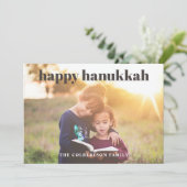 Carte Hanoukka Photo Holiday (Debout devant)