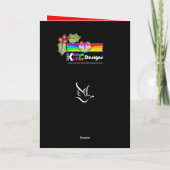 Carte Hanoukka Shalom Sur Terre (Dos)