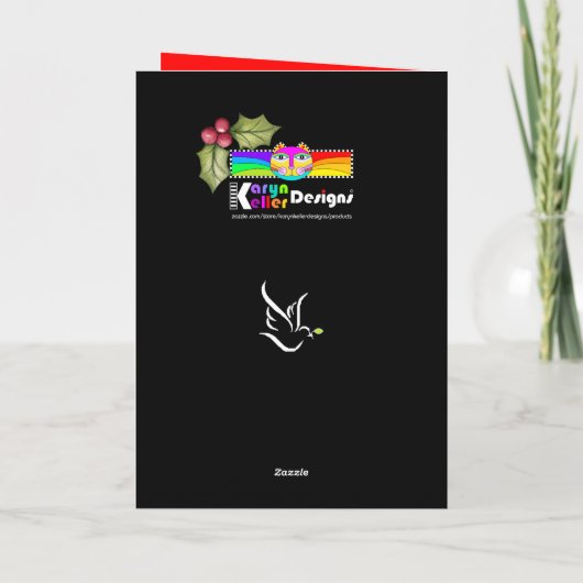 Carte Hanoukka Shalom Sur Terre (Dos)