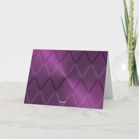 Carte Hanoukka Silver Menorah (Dos)