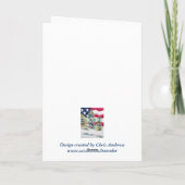 Carte Hanoukka Soldat Welcome Home (Dos)