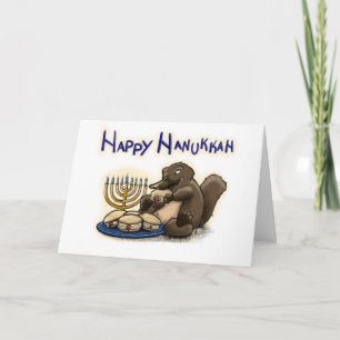 Carte Hanukkah Platypus