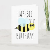 Carte Hap Bee Anniversaire (Devant)
