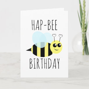 Carte Hap Bee Anniversaire