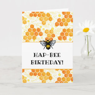 Carte HapBEE Anniversaire Bumblebee