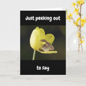 CARTE HAPPIEST OF "ALL" BIRTHDAYS WISHED TO "YOU" (Fleur jaune)