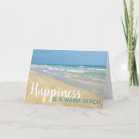 Happiness est une plage chaude et amusante Citatio