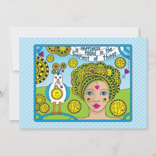 Carte Happiness_Flat 7"x5" (Devant)