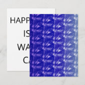 Carte Happiness Is A Warm Cat Flat Card (Devant / Derrière)