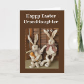 CARTE HAPPPY EASTER **GRANDDAUGHTER** CARD (Devant)
