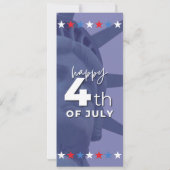 Carte #Happy4thOfJulyFlatCard (Dos)