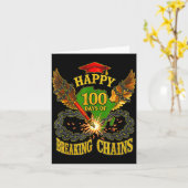 Carte Happy 100 Days Of Breaking Chains Mlk Legacy Schoo (Fleur jaune)
