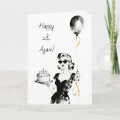 Carte Happy 28 Again! | Funny Sarcastic Birthday (Devant)