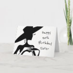 Carte HAPPY **40th** BIRTHDAY ***SISTER*** CARD<br><div class="desc">HAVE LOVELY ***SISTER*** AND WHO IS HAVING A *****40th BIRTHDAY***** THEN GO FOR IT AND SEND OR GIVE THIS CUTE CARD TO HER TODAY! THANKS FOR STOPPING BY 1 OF MY 8 STORES</div>