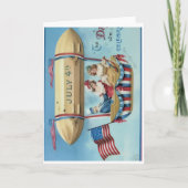 Carte Happy 4th of July Greeting Card (Devant)
