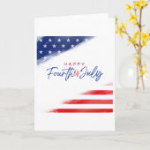 Carte Happy 4th of July! Greeting Card (Fleur jaune)