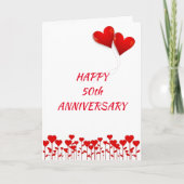 Carte HAPPY ***50th*** ANNIVERSARY ET ENJOY (Devant)