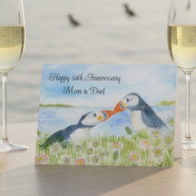 Happy 50th Anniversary Mom & Dad Puffins