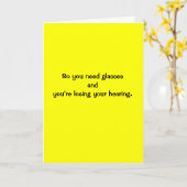 Carte Happy 60e ! (Fleur jaune)