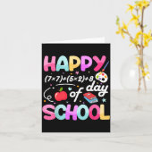 Carte Happy 67 Days Of School 67th Day Smarter Six Seven (Fleur jaune)