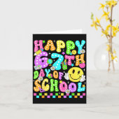 Carte Happy 67th Day Of School 67 Days Smarter Teacher G (Fleur jaune)