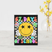 Carte Happy 67th Day Of School Vibes Smile Face 67 Days (Fleur jaune)