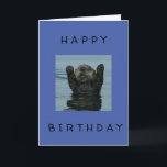 Carte ***HAPPY 70th BIRTHDAY*** DIT COOL OTTER Card<br><div class="desc">CUTE OTTER EST UN COMÉDIEN AUSSI ET DIT **HEUREUX 70ème ANNIVERSAIRE*** ET MERCI D'ARRÊTER PAR L'UN DE MES HUIT MAGASINS ! ! !</div>