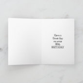 Carte Happy 80th Birthday (Intérieur)