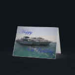 Carte Happy 80th Birthday Dive boats<br><div class="desc">Une image de bateaux de plongée sous-marine amarrés dans la mer rouge avec un 80ème anniversaire salutations. Le verset intérieur (que vous pouvez changer) dit "Avoir un grand anniversaire"</div>