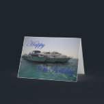 Carte Happy 80th Birthday Dive boats<br><div class="desc">Une image de bateaux de plongée sous-marine amarrés dans la mer rouge avec un 80ème anniversaire salutations. Le verset intérieur (que vous pouvez changer) dit "Avoir un grand anniversaire"</div>