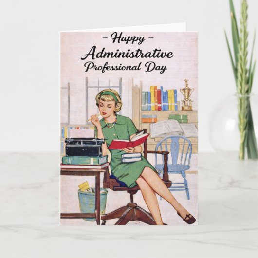 Carte Happy Administrative Professional Day (Devant)
