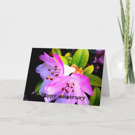 Carte Happy anniversar card (Devant)