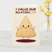 Carte Happy Anniversary Cute Funny Simple Chip Card (Fleur jaune)