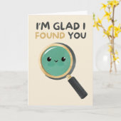 Carte Happy Anniversary Cute Funny Simple Glass Card (Fleur jaune)